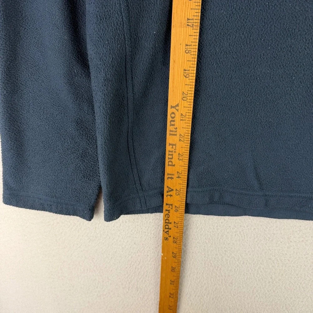 The North Face TKA Glacier‎ 100 Fleece 1/4 Zip Mens L Navy Lightweight Pullover